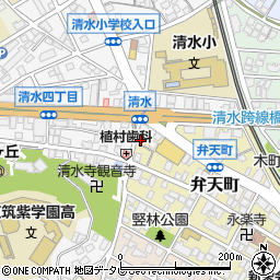 法華宗本門寺周辺の地図