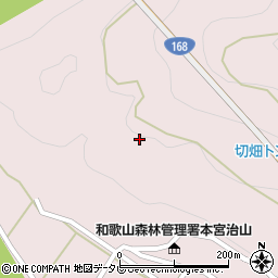 和歌山県田辺市本宮町切畑周辺の地図