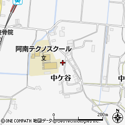 徳島県阿南市桑野町中ケ谷3-1周辺の地図