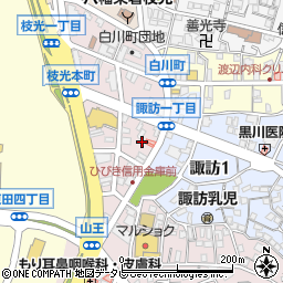 福岡県北九州市八幡東区枝光本町5周辺の地図