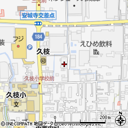 愛媛県松山市安城寺町195周辺の地図