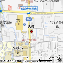 愛媛県松山市安城寺町215周辺の地図
