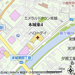 西日本シティ銀行ハローデイ本城店 ＡＴＭ周辺の地図