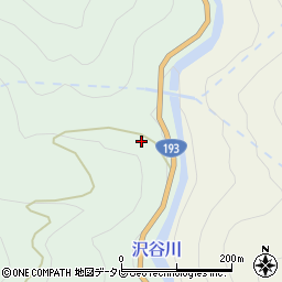 徳島県那賀郡那賀町沢谷横山周辺の地図
