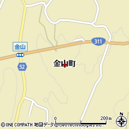 三重県熊野市金山町周辺の地図