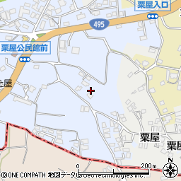 福岡県遠賀郡芦屋町粟屋1063-5周辺の地図