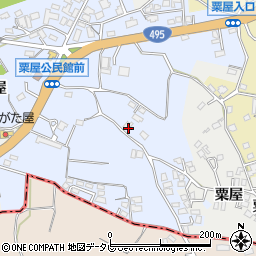 福岡県遠賀郡芦屋町粟屋1064-3周辺の地図