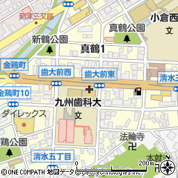 福岡県北九州市小倉北区真鶴周辺の地図