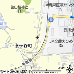 愛媛県松山市船ヶ谷町301周辺の地図