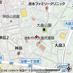 有料老人ホームさわやか大畠参番館周辺の地図