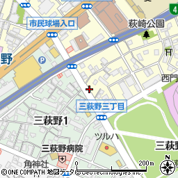福岡県北九州市小倉北区萩崎町9-46周辺の地図