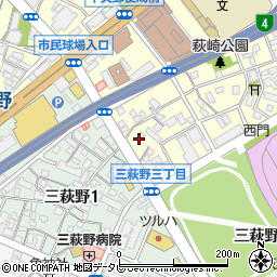 福岡県北九州市小倉北区萩崎町9-1周辺の地図