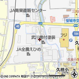 愛媛県松山市安城寺町701周辺の地図