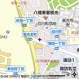 ほっともっと 枝光店周辺の地図