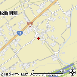 愛媛県西条市小松町明穂253-1周辺の地図