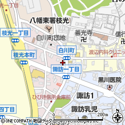 山本精肉店周辺の地図