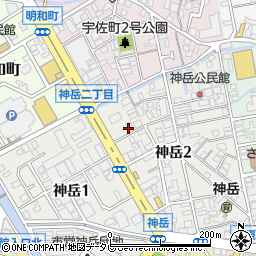アート引越センター 小倉支店周辺の地図