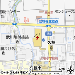 フジ安城寺店周辺の地図