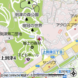 到津の森公園周辺の地図