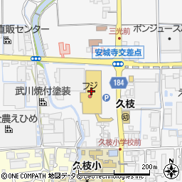 伊予銀行フジ安城寺店 ＡＴＭ周辺の地図