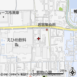 愛媛県松山市安城寺町266周辺の地図