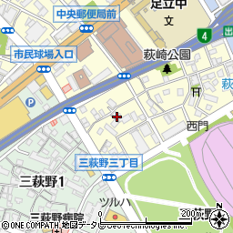 福岡県北九州市小倉北区萩崎町9-8周辺の地図