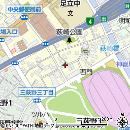 福岡県北九州市小倉北区萩崎町12-24周辺の地図