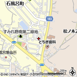 愛媛県松山市石風呂町51周辺の地図