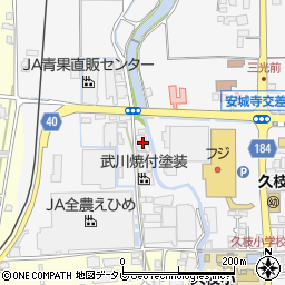 愛媛県松山市安城寺町691周辺の地図