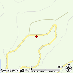 愛媛県四国中央市富郷町寒川山1157周辺の地図