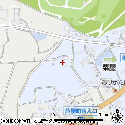 福岡県遠賀郡芦屋町粟屋1251周辺の地図
