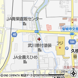 愛媛県松山市安城寺町690周辺の地図