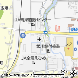 愛媛県松山市安城寺町699周辺の地図