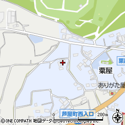 福岡県遠賀郡芦屋町粟屋1251-2周辺の地図