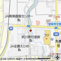 愛媛県松山市安城寺町692周辺の地図