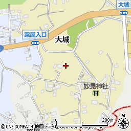 福岡県遠賀郡芦屋町大城周辺の地図