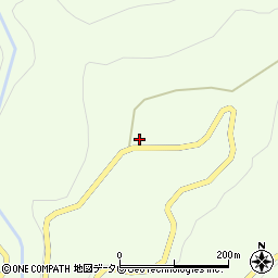 愛媛県四国中央市富郷町寒川山970周辺の地図