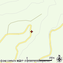 愛媛県四国中央市富郷町寒川山1082周辺の地図