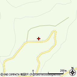 愛媛県四国中央市富郷町寒川山980周辺の地図