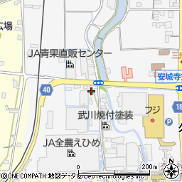 愛媛県松山市安城寺町696周辺の地図