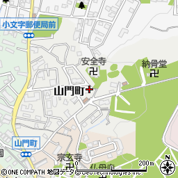 福岡県北九州市小倉北区山門町周辺の地図