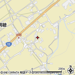 愛媛県西条市小松町明穂197周辺の地図