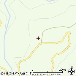 愛媛県四国中央市富郷町寒川山950周辺の地図