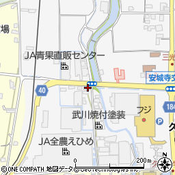 愛媛県松山市安城寺町698周辺の地図