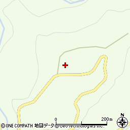 愛媛県四国中央市富郷町寒川山968周辺の地図