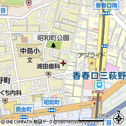 福岡県北九州市小倉北区昭和町9-16周辺の地図