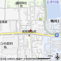 愛媛県松山市安城寺町443周辺の地図