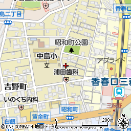 福岡県北九州市小倉北区昭和町9-22周辺の地図