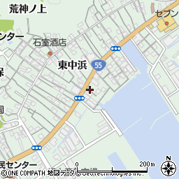 徳島県阿南市橘町東中浜84-44周辺の地図