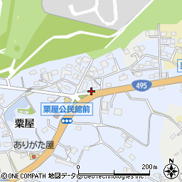 福岡県遠賀郡芦屋町粟屋1023周辺の地図
